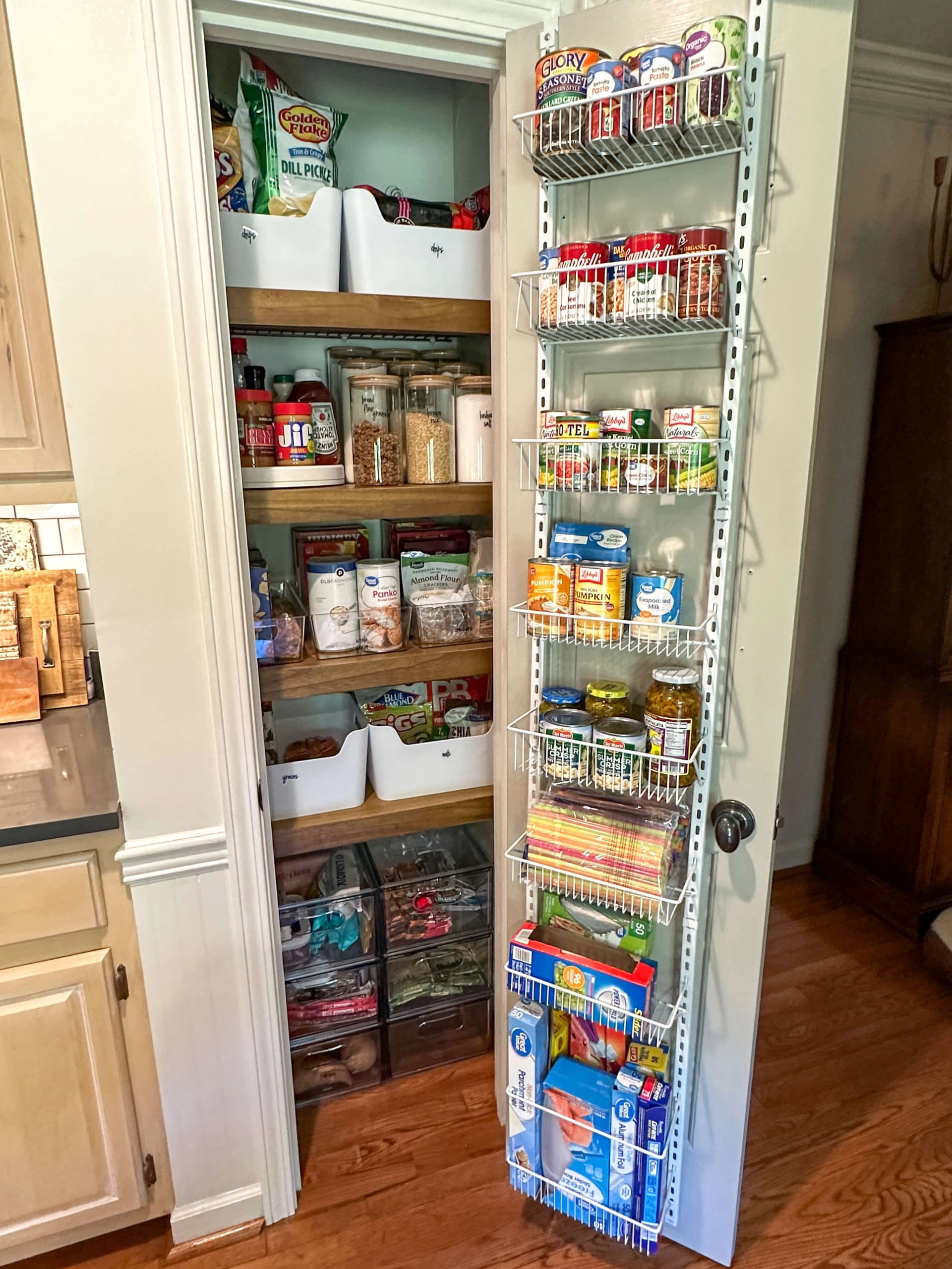 Organized pantry