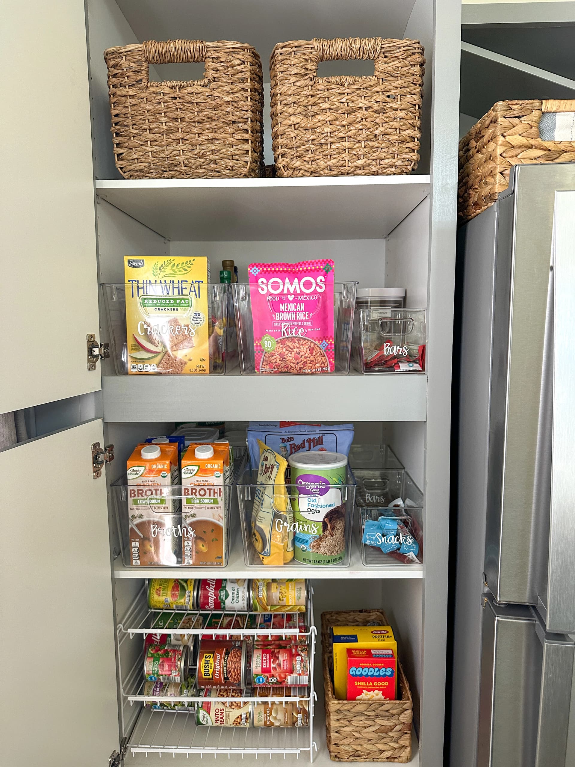 Organized pantry